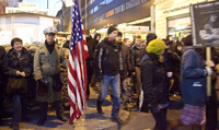 22 - demonstration at checkpoint charlie