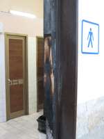 burnt bathroom - ventemiglia